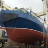 В  Алексино порт Марина произведен доковый подъем морского буксира  НСС-1002.